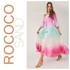 ROCOCO SAND Pax Tiered Maxi Dress
